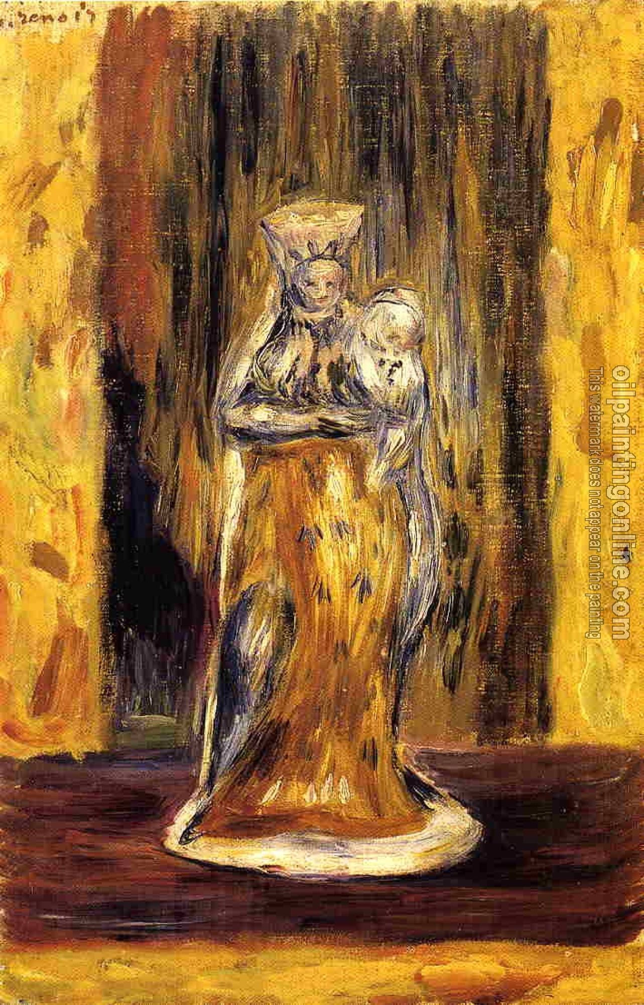 Renoir, Pierre Auguste - Earthenware Virgin and Child